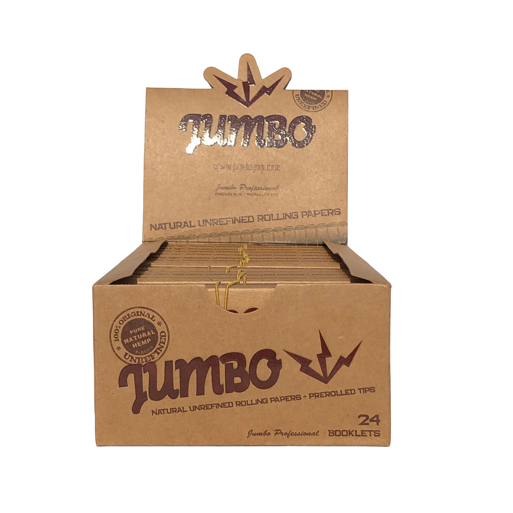 Jumbo Connoisseur Unbleached With Prerolled Tips