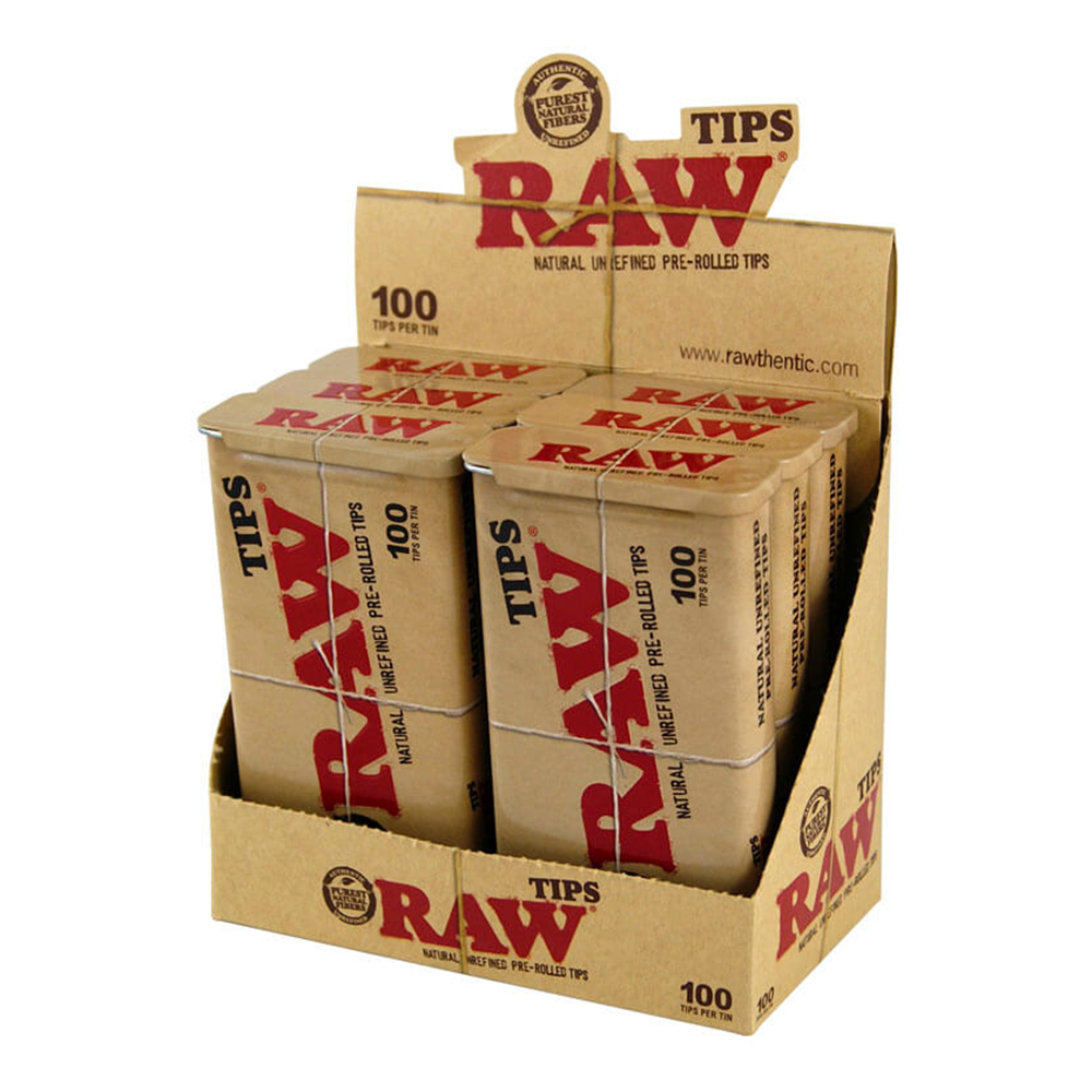 Raw Tin Prerolled Tips - Image 2