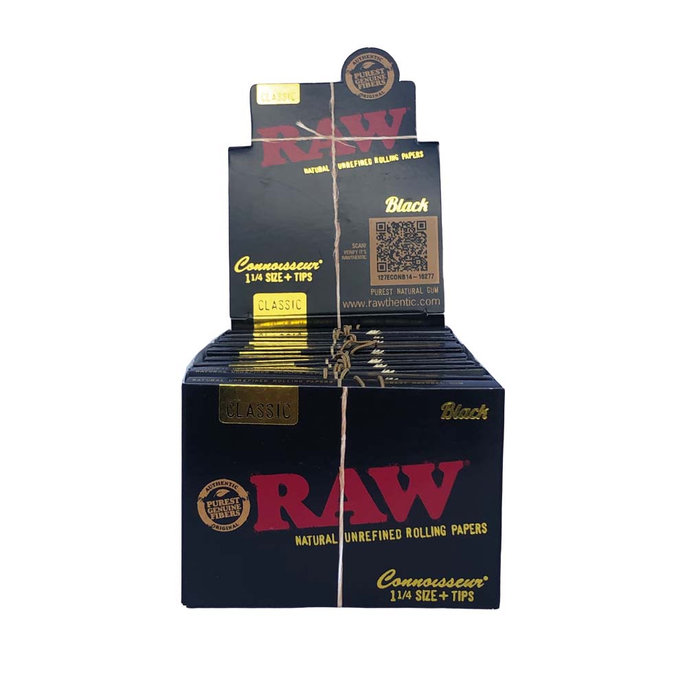 Raw Black Connoisseur 1 1/4