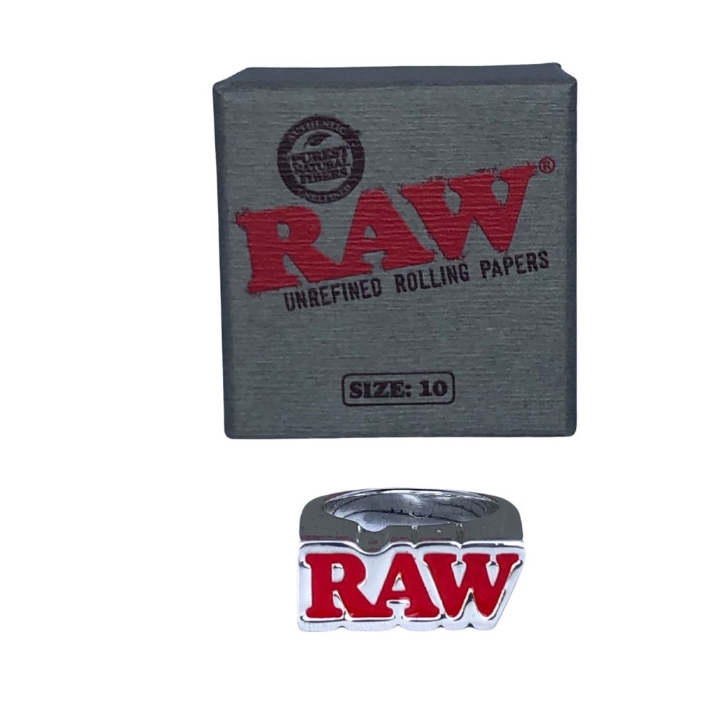 Raw Silver Smokers Ring 10