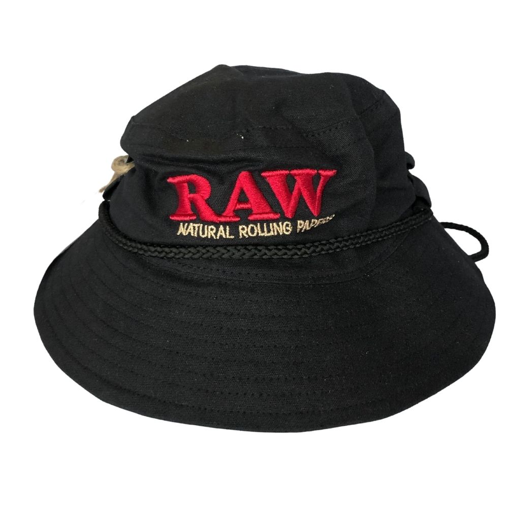 Raw Smokersman's Bucket Hat Black Large, 61-62 CM.