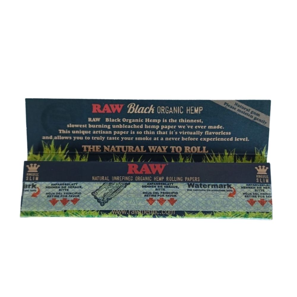 Raw Ks Slim Black Organic - Afbeelding 2