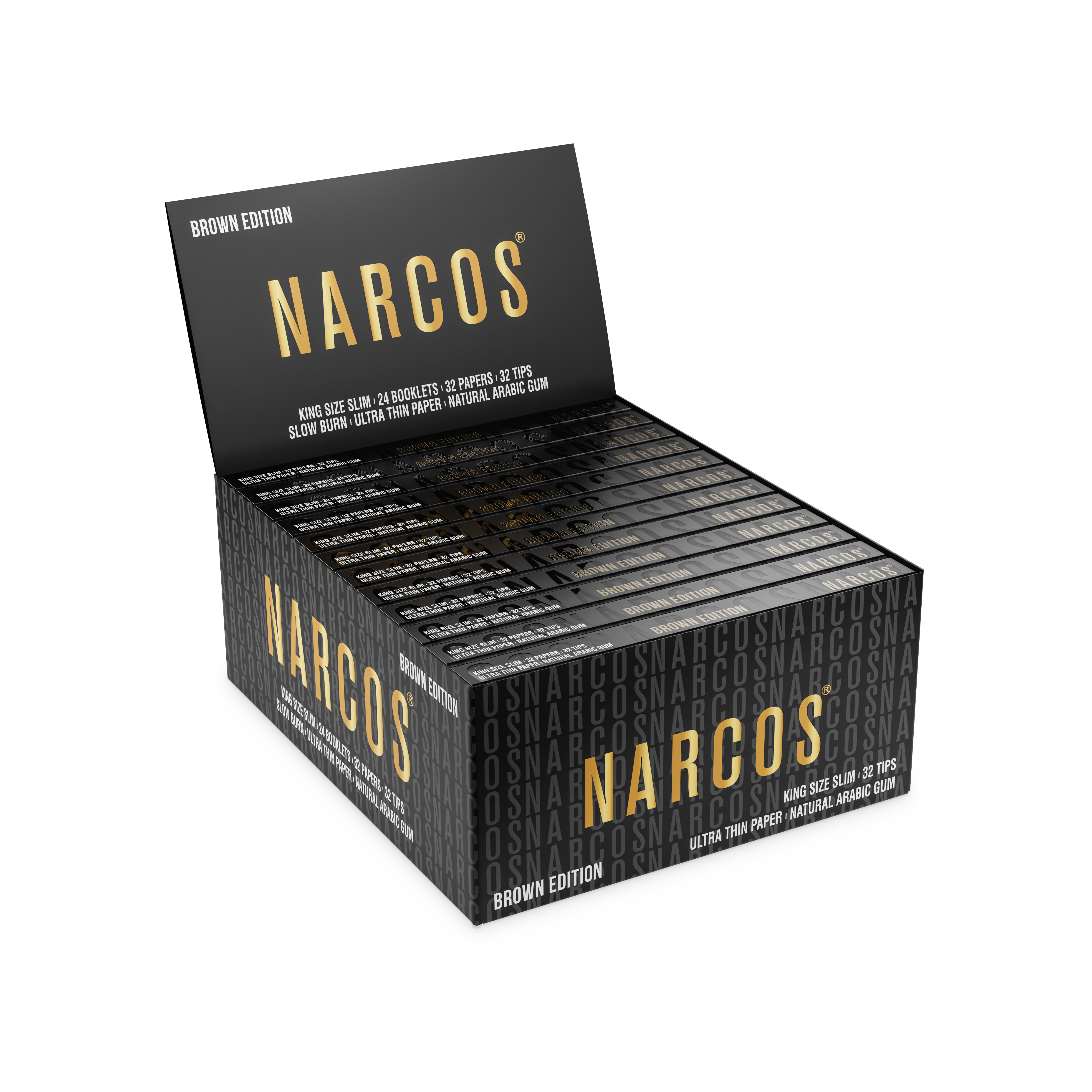 Narcos Brown Ks Slim 2 in 1