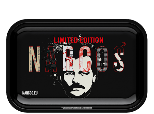 Narcos Rolling Tray Black 4995 (18 x 14)