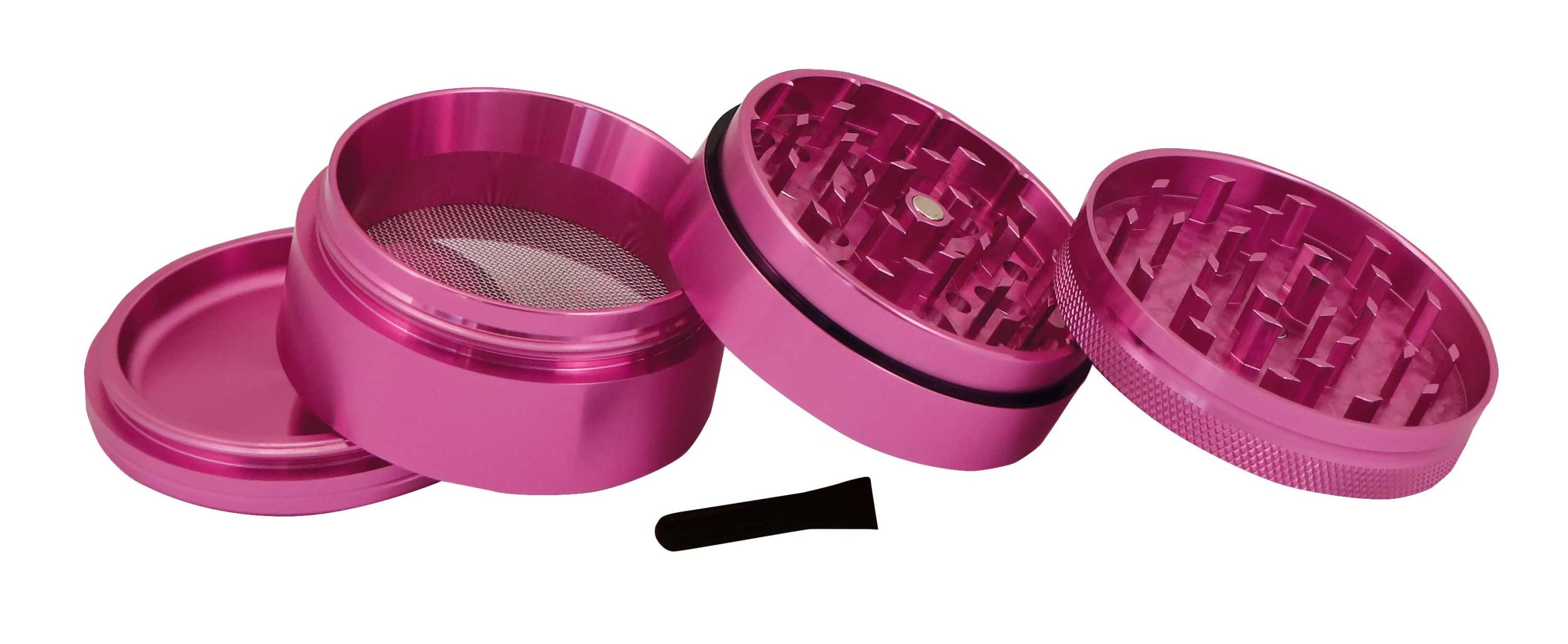 Elements Pink Aluminium Grinder - Afbeelding 3
