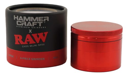 Raw Hammercraft Grinder Red 63 mm (L)