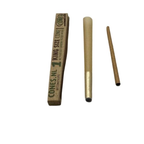 Alternative view of Cone + C tip Natural 1 Pack Cone met Carbon Filter (48)