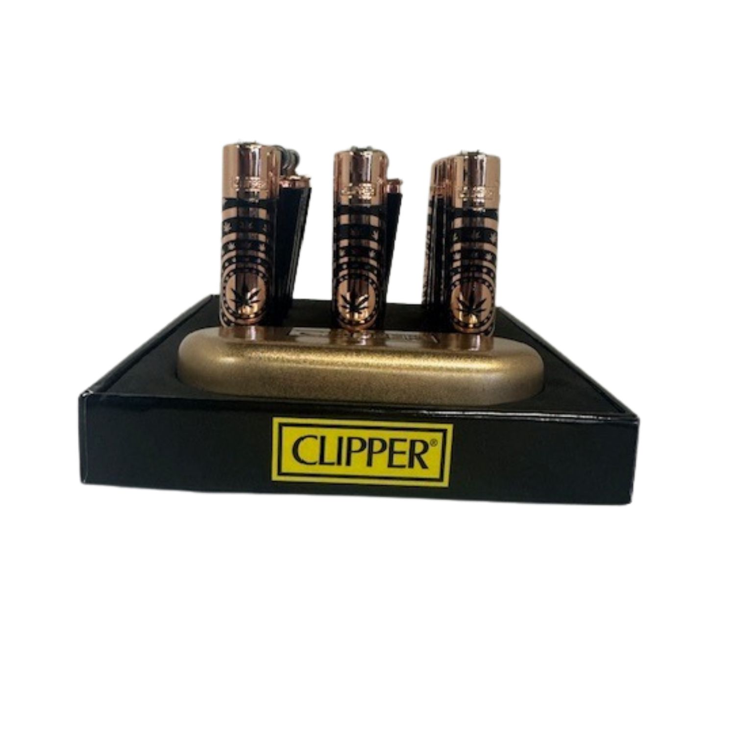 Clippers Metal Leaves Pattern Rose Gold