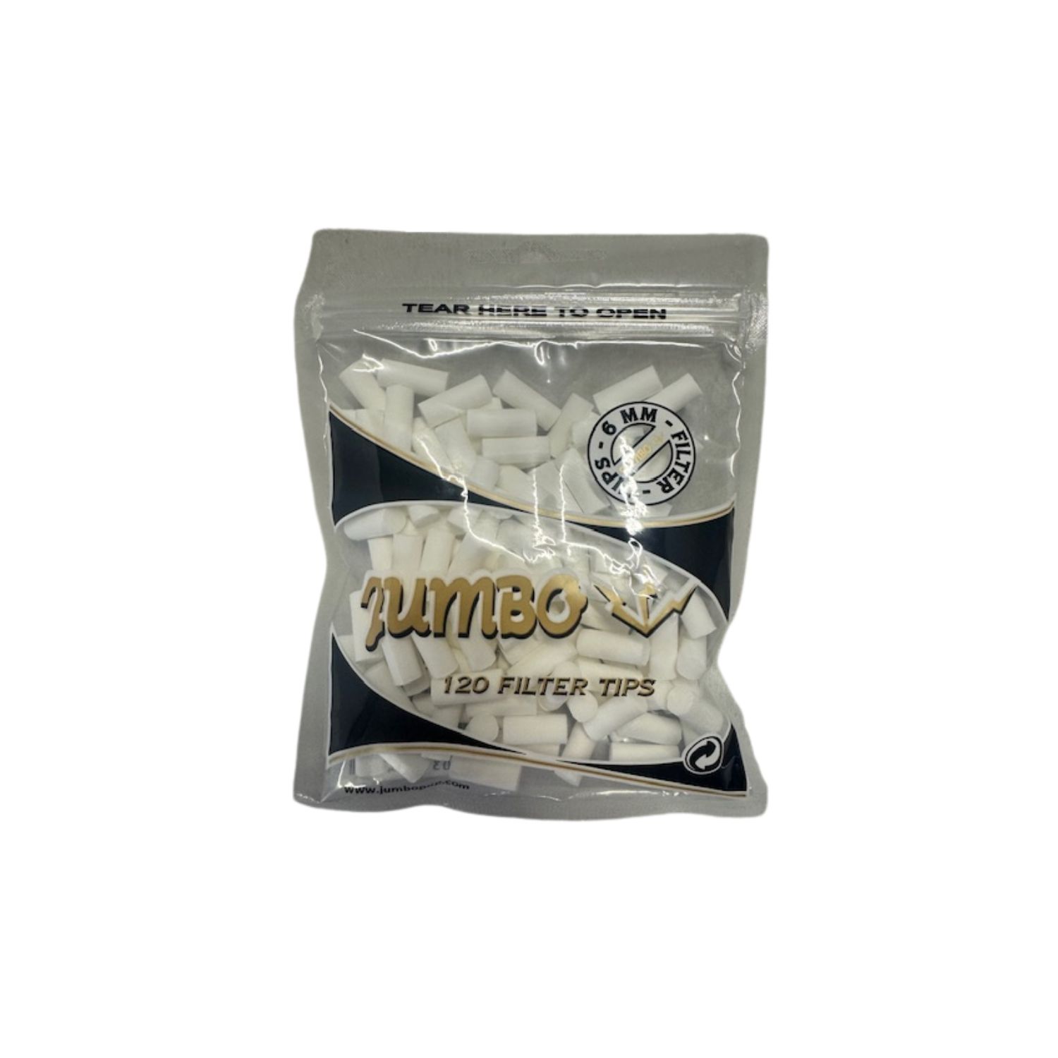 Jumbo Slim Filters 6 mm Zwart - Afbeelding 2